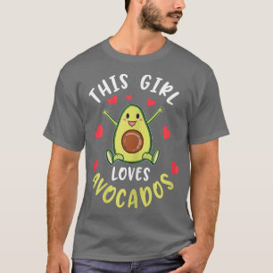T-shirt Cette fille aime les avocats