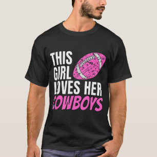 T-shirt Cette Fille Aime Ses Cowboys