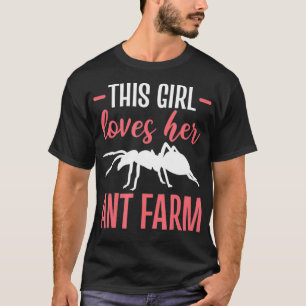 T-shirt Cette Fille Aime Ses Fourmis Pour Enfants