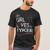 T-shirt Cette fille aime son RYKER (Devant)