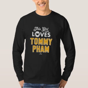 T-shirt Cette fille aime Tommy Pham baseball Pittsburgh ML