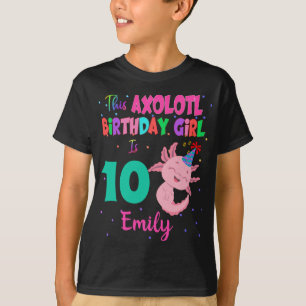 T-shirt Cette fille Axolotl est Amphibian Salamander T-Shi