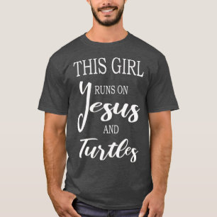 T-shirt Cette Fille Coule Sur Jésus Aux Tortues