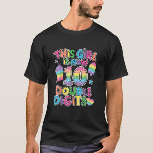 T-shirt Cette Fille Est Maintenant 10 Double Chiffre Pop I