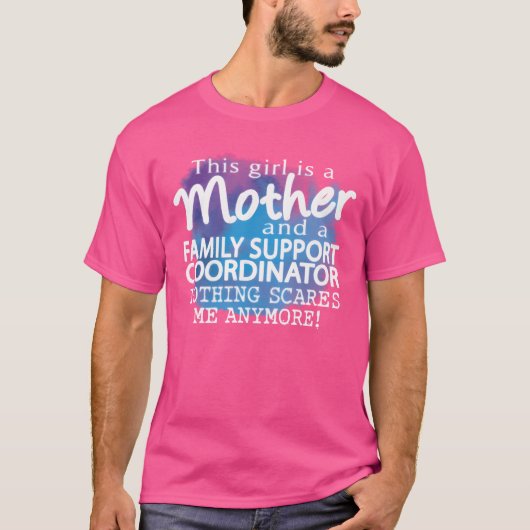 T-shirt Cette Fille Est Un Don Mère (Devant)