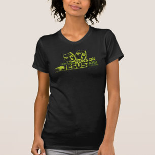 T-shirt Cette fille tourne sur Jésus et la nouveauté du th