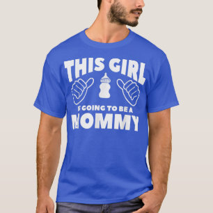 T-shirt Cette Fille Va Être Une Mère Révélation De Genre 7