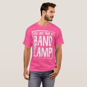 T-shirt Cette Fois Au Camp De Musique Drôle (Devant entier)
