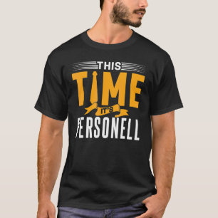 T-shirt Cette Fois C'est Personnel Ressources Humaines Emp