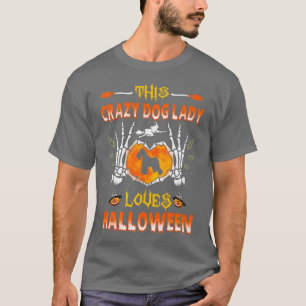 T-shirt Cette folle dame de chien Schnauzer miniature aime