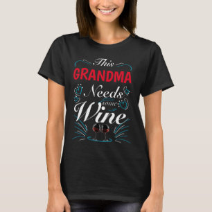 T-shirt Cette Grand-Mère A Besoin De Vin