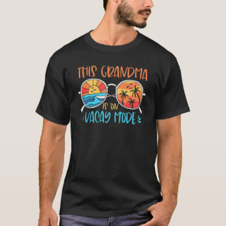 T-shirt Cette Grand-Mère Est En Mode Vacay Vacances Été