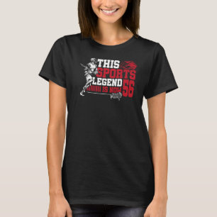T-shirt Cette Légende Du Sport Est Maintenant 56 Lacrosse