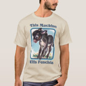 T-shirt Cette machine tue les fascistes (Devant)