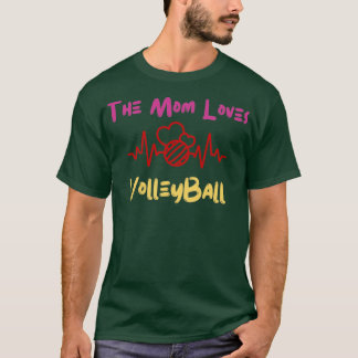 T-shirt Cette maman adore le volley-ball