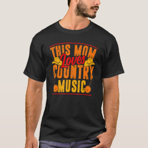 T-shirt Cette Maman aime la musique country