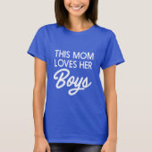 T-shirt Cette maman aime ses fils (Devant)