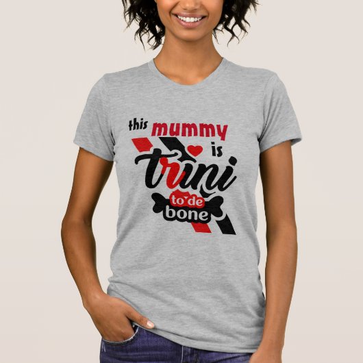 T-shirt Cette maman est Trini à l'os (Devant)