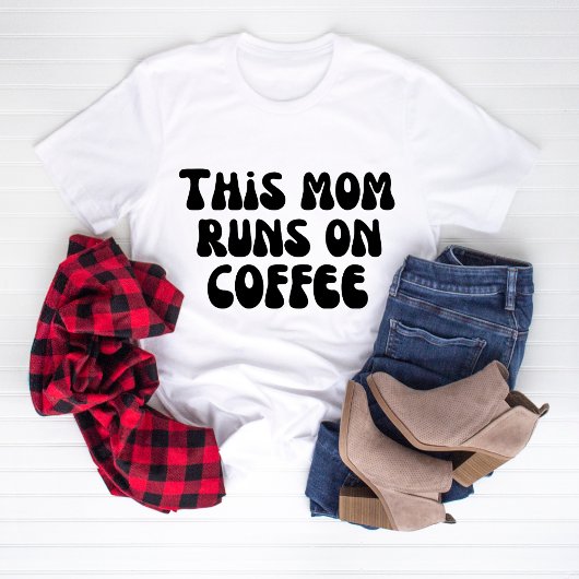 T-shirt Cette maman fait du café