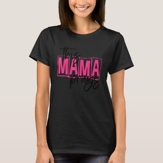 T-shirt Cette maman prie maman chrétienne maman maman mère (Devant)