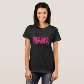 T-shirt Cette maman prie maman chrétienne maman maman mère (Devant entier)