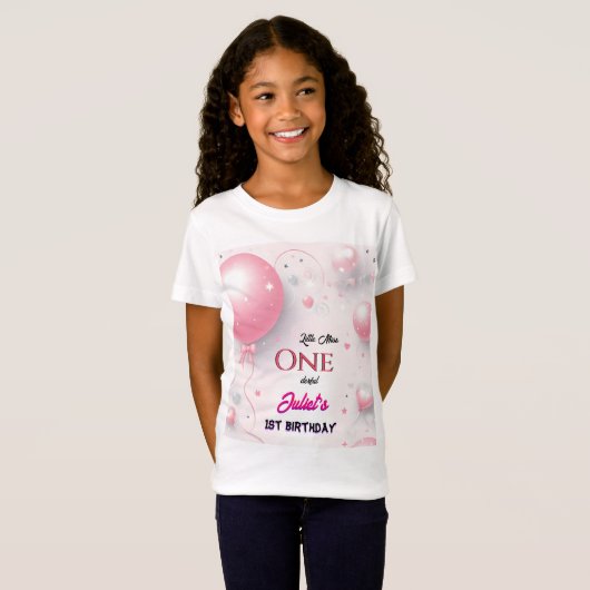 T-Shirt Cette mignonne Reine Miss Onederday 1er anniversai (Devant entier)