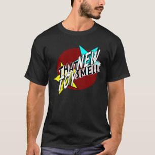 T-shirt Cette nouvelle pièce en t de logo d'odeur de joue