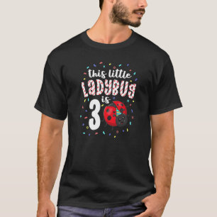 T-shirt Cette Petite Bécasseau À 3 Ans 3E Anniversaire Pa