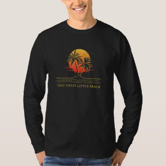 T-shirt Cette petite plage folle Humour océanique Vibes d
