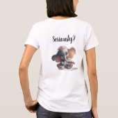 T-shirt Cette quantité de mignonnerie devrait être illégal (Dos)