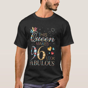 T-shirt Cette reine rend 96 fabuleux 96e anniversaire Pa