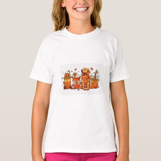 T-shirt cette saison automne doux automne doux automne Thè (Devant)