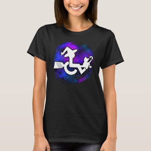 T-shirt Cette sorcière est mobile (Devant)