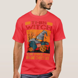 T-shirt Cette Sorcière Peut Être Bridée Avec Du Fil Et Du