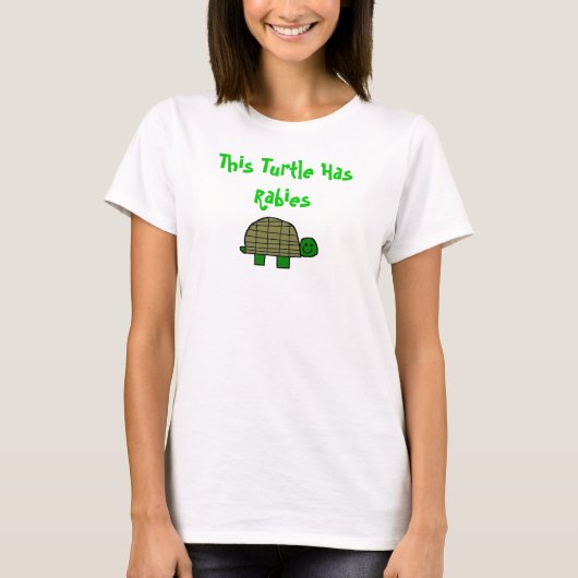T-shirt Cette tortue a la rage (Devant)