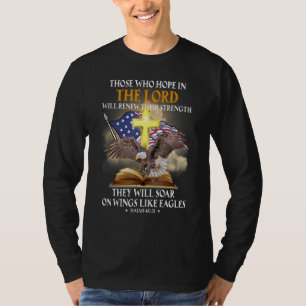 T-shirt ceux qui espèrent dans le seigneur renouvelleront 