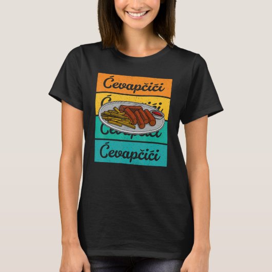 T-shirt Cevapcici Kebab Balkan cuisine 20 (Devant)