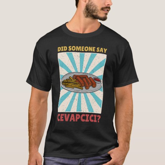 T-shirt Cévapcici Kebab cuisine balkanique 45 (Devant)