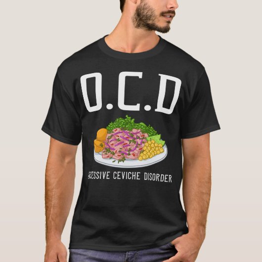 T-shirt Ceviche Peruano Cadeau Equatorien péruvien (Devant)