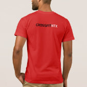 T-shirt CFNTX - Rouge (Dos)