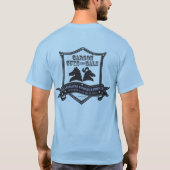 T-shirt CGAG XL de base Lt-Bleu (Dos)