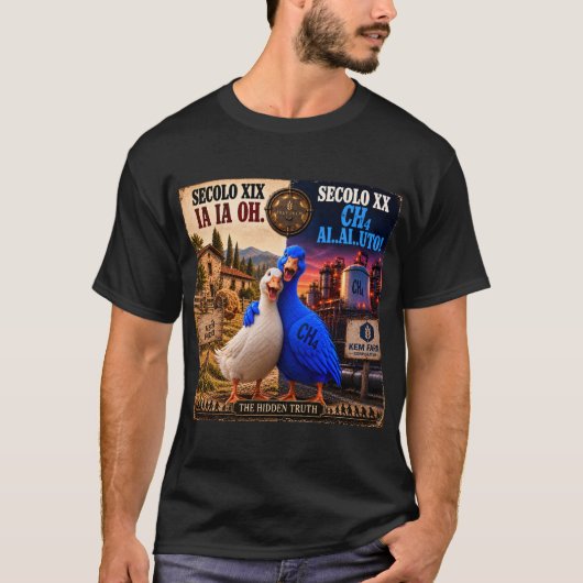 T-shirt CH4 Oie – La Vérité Cachée (Devant)