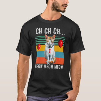 T-shirt Ch Ch Ch Miaou Miaou Miaou Costume Halloween Chat