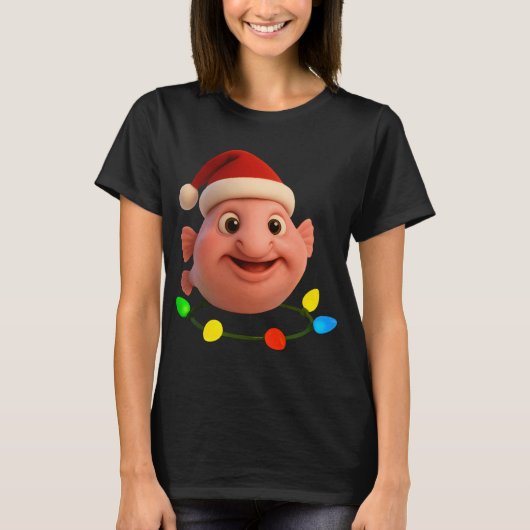 T-shirt Chabot de Noël Blob (Devant)