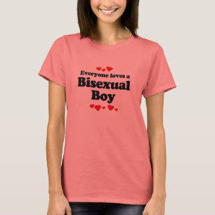 T-shirt Chacun aime un garçon bisexuel