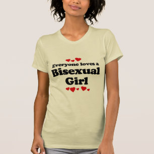 T-shirt Chacun aime une fille bisexuelle