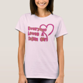 T-shirt Chacun aime une fille de Cajun