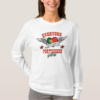 T-shirt Chacun aime une fille de Porutguese