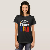 T-shirt Chad Chadian Chad Flag Its Where My Story Began Ch (Devant entier)
