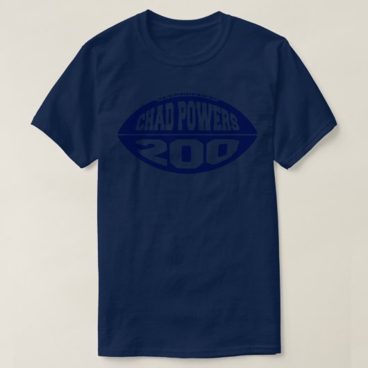 T-shirt Chad Powers 200 Blue (Design devant)